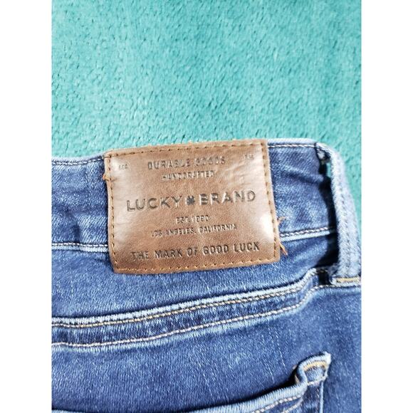 Lucky Brand Jeans Size 10 Womens Blue Stretch Pant Mid Rise Lolita Skinny Ankle - Picture 14 of 15